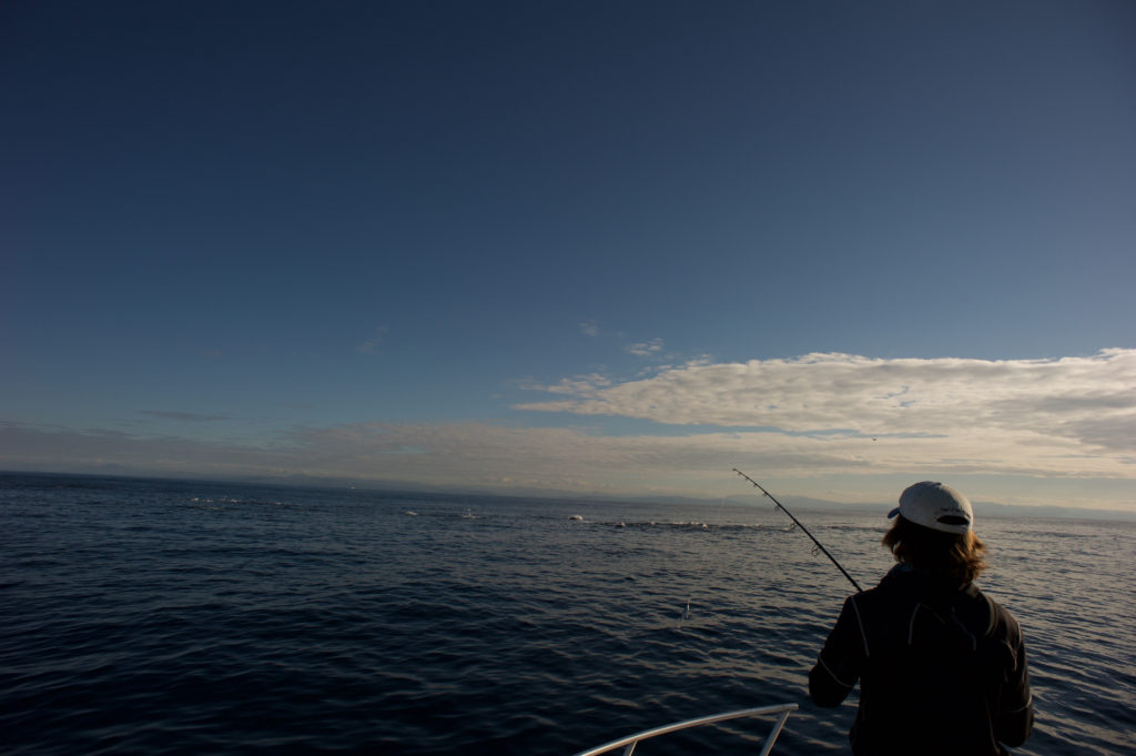 paysage de pêche en mer