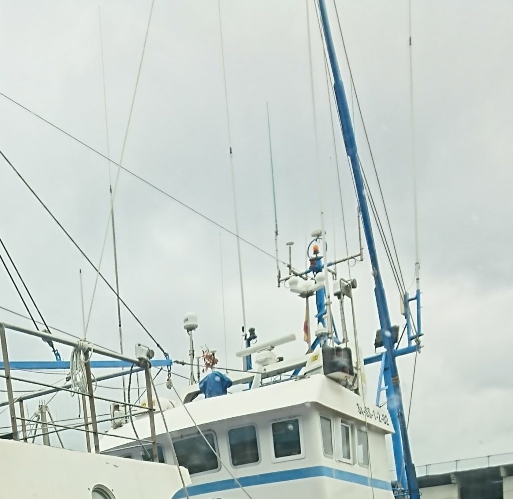 antenne gps bateau de pêche aux thons